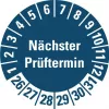 HEIN Industrieschilder Prüfplakette NP26-31 Blau Rund 20mm 500/Rolle (185778)