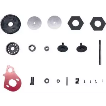 Reely RE-5546595 Motorhalteplatte und Getriebe-Baugruppe