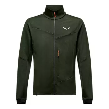 Salewa Sella Crevasse Jacket Herren Fleece - Dark Olive, Größe M