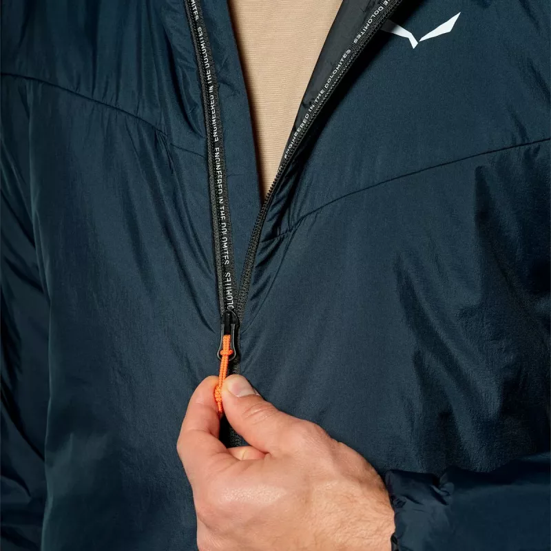 Salewa Puez Catinaccio 2 TirolWool Responsive Kapuzenjacke Herren Navy Blazer Größe L