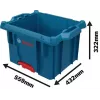 Bosch Professional L-BOXX Contractor Kiste 1600A037E2, 559 x 432 x 322 mm, Blau/Schwarz