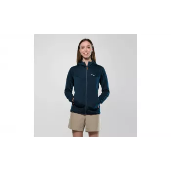Salewa Puez Altavia PL HD Jacke Damen Kapuzenfleece - Navy Blazer XS