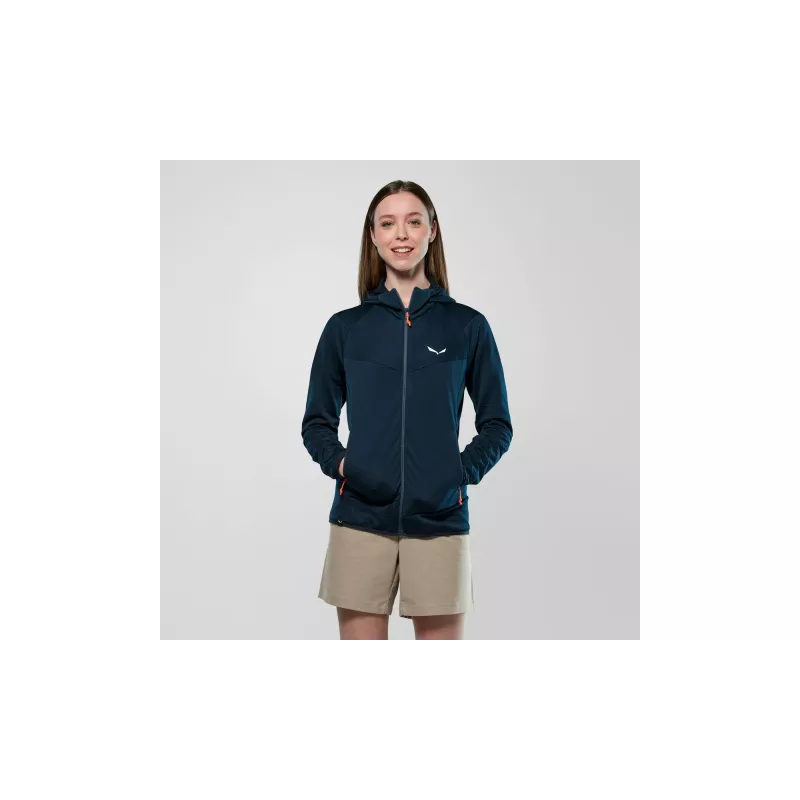 Salewa Puez Altavia PL HD Jacke Damen Kapuzenfleece - Navy Blazer XS
