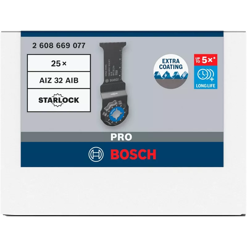Bosch Professional Starlock AIZ 32 AIB Tauchsägeblatt, 32 x 50 mm, Bi-Metal 2608669077