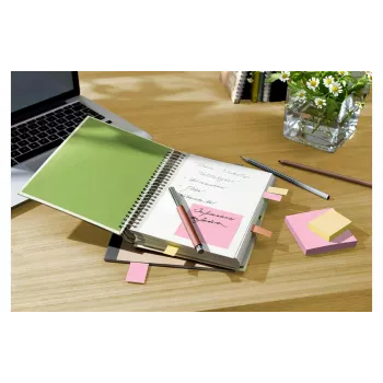 3M Post-it Recycling Notes 655-1RPT-N, 127 x 76 mm, lila, 100 Blatt, 100% Recyclingpapier
