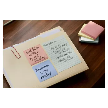 3M Post-it Recycling Notes 655-1RPT-N, 127 x 76 mm, lila, 100 Blatt, 100% Recyclingpapier