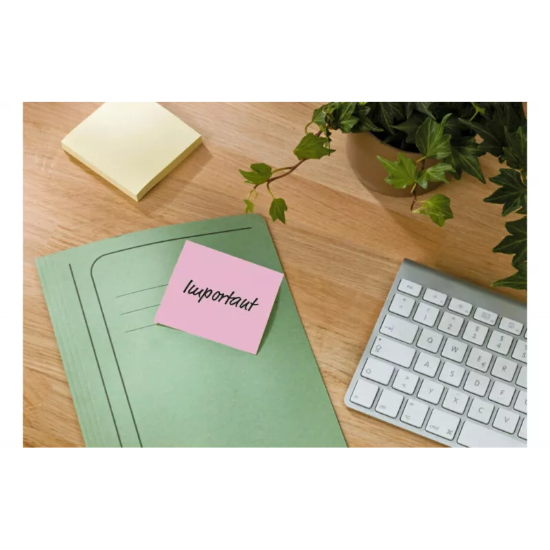 3M Post-it Recycling Notes 655-1RPT-N, 127 x 76 mm, lila, 100 Blatt, 100% Recyclingpapier