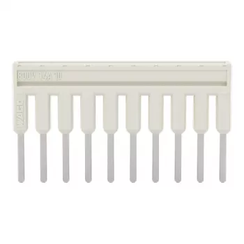 WAGO 2000-410 Isolierte Querbrücke, 10-fach, Grau