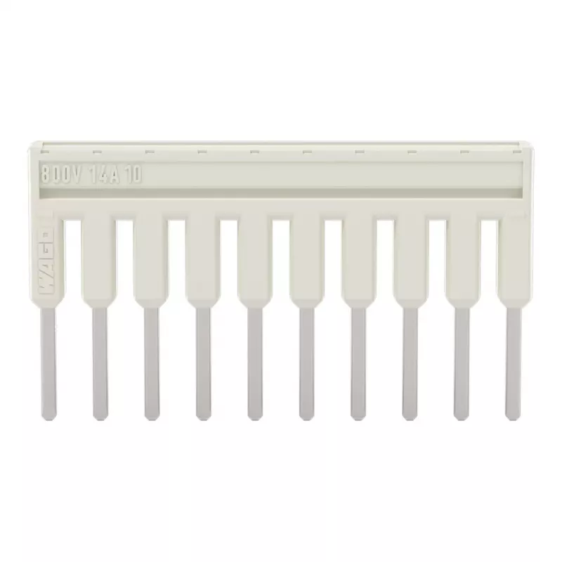 WAGO 2000-410 Isolierte Querbrücke, 10-fach, Grau