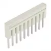 WAGO 2000-410 Isolierte Querbrücke, 10-fach, Grau
