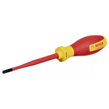 Bosch VDE-isolierter Schraubendreher PlusMinus SL/PH1 x 100 mm Professional Rot/Gelb (1600A02ND4)