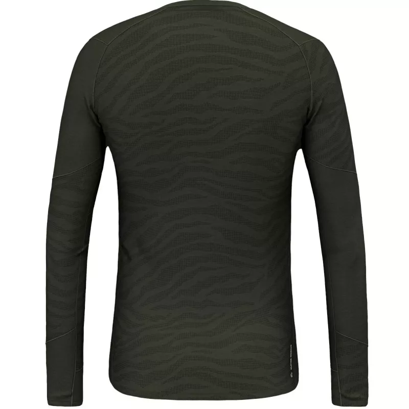 Salewa Cristallo Warm Langarmshirt - Dark Olive