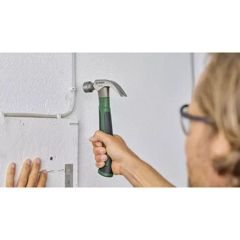 Bosch Professional Schlosserhammer 340 g mit Magnet-Nagelhalter und Antivibrationsgriff (1600A02W7X)