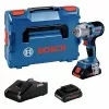 Bosch Professional GDS 18V-450 HC 06019K4003 Akku-Schlagschrauber 18V mit 2x 5,0Ah Akkus, Ladegerät und L-BOXX