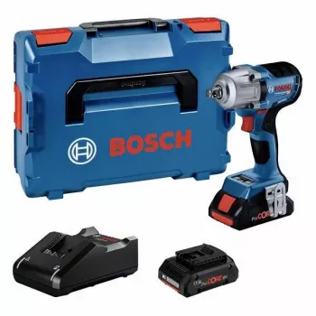 Bosch Professional GDS 18V-450 HC 06019K4003 Akku-Schlagschrauber 18V mit 2x 5,0Ah Akkus, Ladegerät und L-BOXX