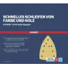 Bosch Accessories 2608901643 Schleifblätter für Multischleifer, Körnung 120, 150 x 100 mm, 50er-Pack