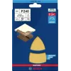 Bosch Accessories 2608901653 Schleifblätter für Multischleifer Körnung 240, 93 x 102 mm, 10er-Pack