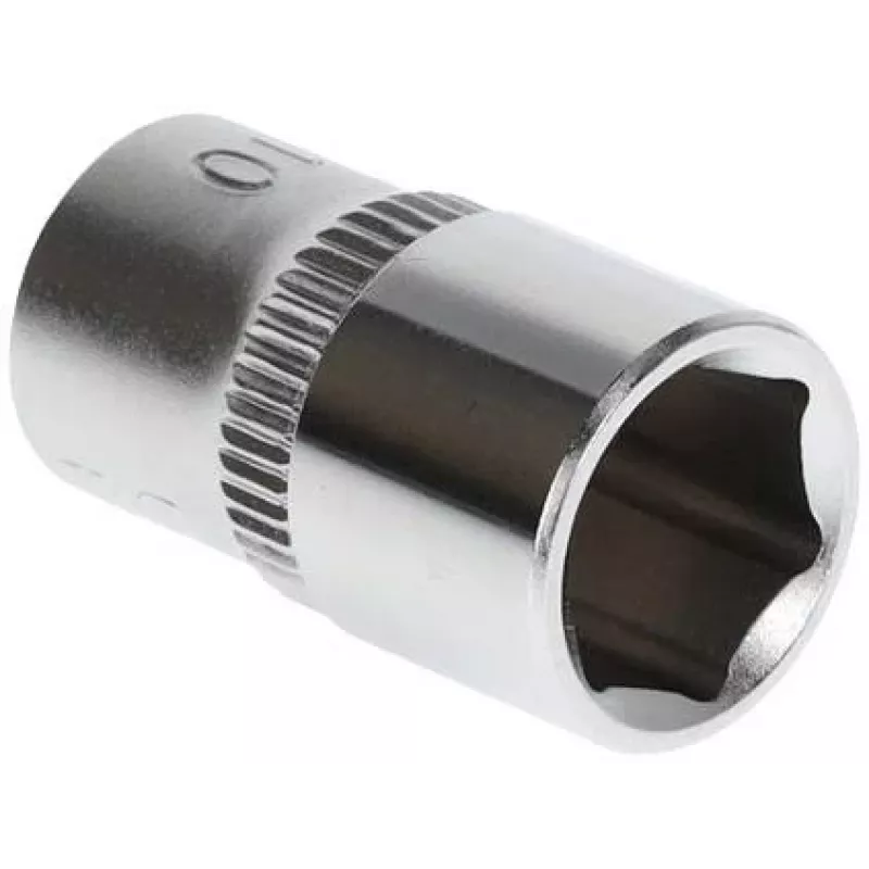 GEDORE red 1/4 Zoll Sechskant-Steckschlüssel 10 mm, Länge 25 mm (R41001003)