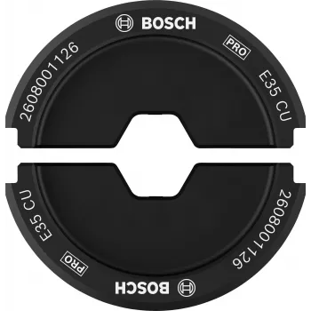 Bosch 2608001126 Crimpmatrizen-Set für Rohrkabelschuhe und Verbinder 35 mm²