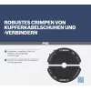 Bosch 2608001126 Crimpmatrizen-Set für Rohrkabelschuhe und Verbinder 35 mm²