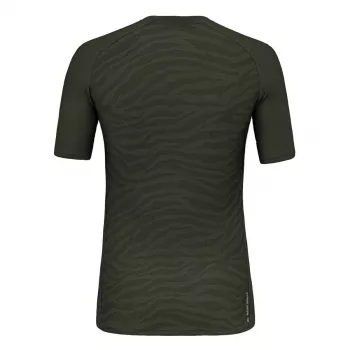 Salewa Cristallo Thermal T-Shirt Herren - Dark Olive