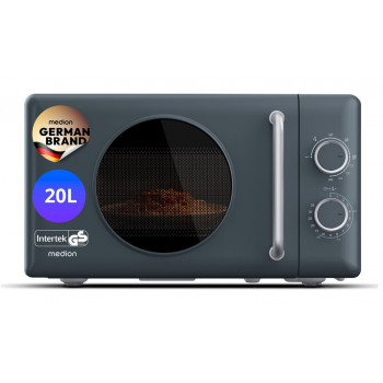 Medion MD100119 Retro Mikrowelle Mocca 800W 20L (50079805)