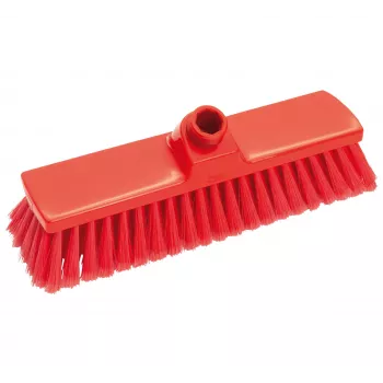 Haug Bürsten FC87211 Besenkopf, roter Kunststoff, 30 cm Kehrbreite