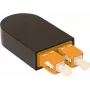 BLUELAN BlueOptics Glasfaser-Loopback-Adapter OM2 50/125µm Multimode SC/UPC Duplex Keramikferrule -40°C bis +85°C (BOLBSCOM2)