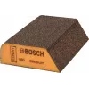 Bosch EXPERT M475 Schleifschwamm, K120 Mittel, Aluminiumoxid, Nass & Trocken, Rechteckiger Block 2608621921