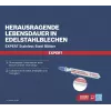 Bosch EXPERT T 118 AHM Carbide-Stichsägeblatt für Edelstahl, 3er-Pack 2608901709