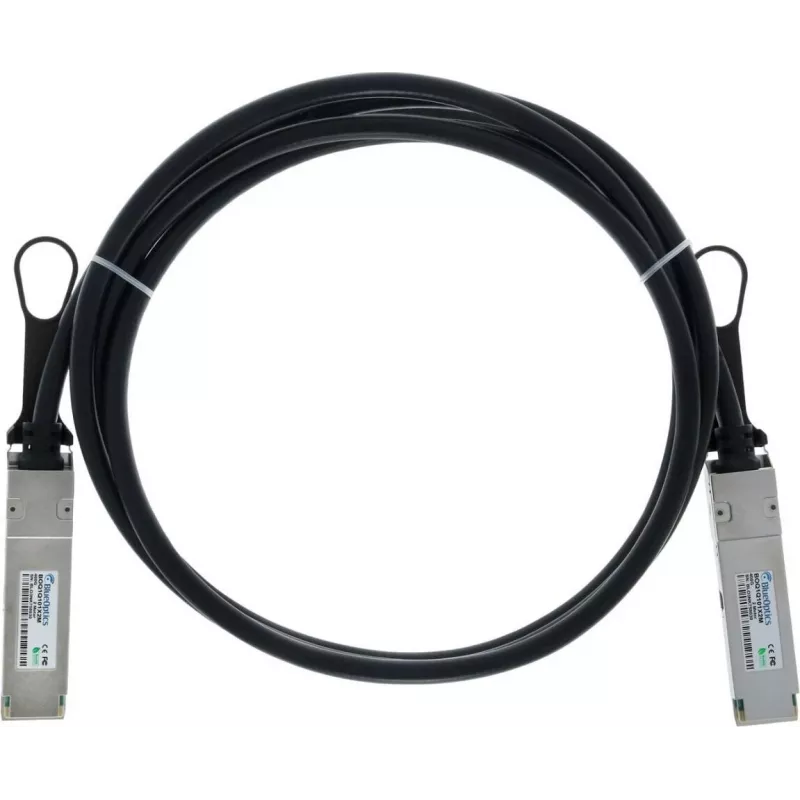 BLUELAN NJAAKK-0002-BL 400G QSFP112 Direct Attach Kupferkabel, 2 m, passiv, 26 AWG, Infiniband & Ethernet