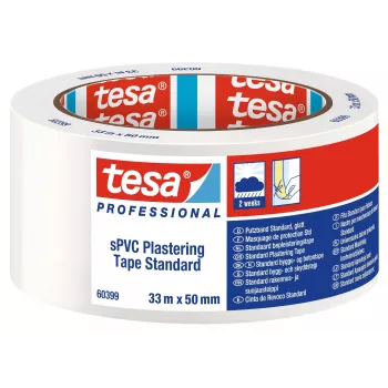 tesa 60399-00005-00 Putzband Weiß 33 m x 50 mm