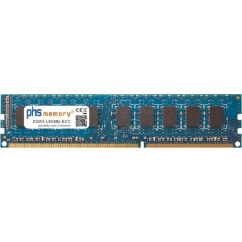 PHS-memory 8GB DDR3 ECC UDIMM 1333MHz PC3-10600 CL9 2Rx8 240-pin für Supermicro X9SCL+-F -B SP331581