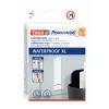 Tesa Powerstrips Waterproof XL Klebestreifen für bis zu 9 kg, Weiß, 9 Streifen 40519-00000-00
