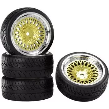 Reely 1:10 On-Road Komplettrad Racing CLS Gold 1 Stk RE-6702300