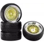 Reely 1:10 On-Road Komplettrad Racing CLS Gold 1 Stk RE-6702300