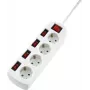 Sygonix SY-4535068 Schuko-Steckdosenadapter mit Schalter, Weiß, 16 A, 3680 W, Kindersicherung