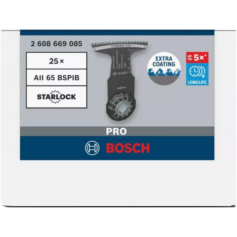 Bosch Expert for MultiMaterial Tauchsägeblatt PRO AII 65 BSPIB, StarlockPlus, 65 x 40 mm, Bi-Metall 2608669085