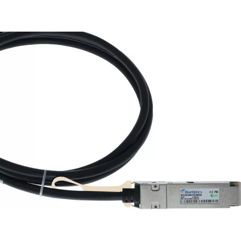 BlueLAN 2m 40G QSFP auf 4x 10G SFP+ passives Direct Attach Breakout-Kabel, Centec-kompatibel (CAB-Q-S-2M-CT-BL)