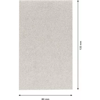 Bosch Expert M480 Schleifnetz für Trockenbauschleifer, Körnung 80, 107 x 115 mm, 10 Stück 2608901690