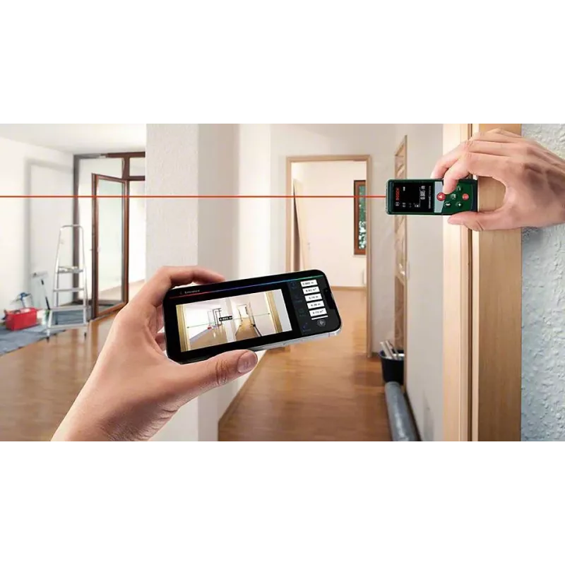 Bosch Home and Garden UniversalDistance 50C Laser-Entfernungsmesser mit Bluetooth 50 m 0603672301