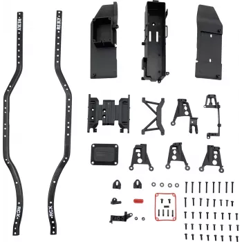 Reely RE-7068336 Aluminium-Hauptchassisplatte für 1:10 RC-Buggys und Trucks
