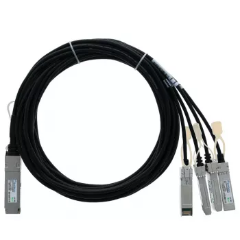 BlueLAN Kompatibles Allied Telesis AT-QSFP-4SFP10G-2CU Passives 40GBASE-CR4 QSFP auf 4x10GBASE-CR SFP+ Direct Attach Breakout Kabel, 2m, AWG30 AT-QSFP-4SFP10G-2CU-BL