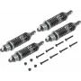 Reely RE-7083021 Aluminium Öl-gefüllter Stoßdämpfer-Set (2 Stk., 90 mm, Blau)