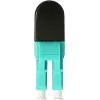 BLUELAN BlueOptics OM3 LC/UPC Duplex Multimode Glasfaser Loopback Adapter, Aqua, Keramikferrule, -40°C bis +85°C BOLBLCOM3