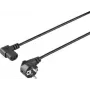 Sygonix SY-5042710 Kaltgeräte-Anschlusskabel CEE 7/7 auf IEC C13 2 m Schwarz
