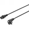 Sygonix SY-5042712 Kaltgeräteanschlusskabel Schwarz 2,00 m