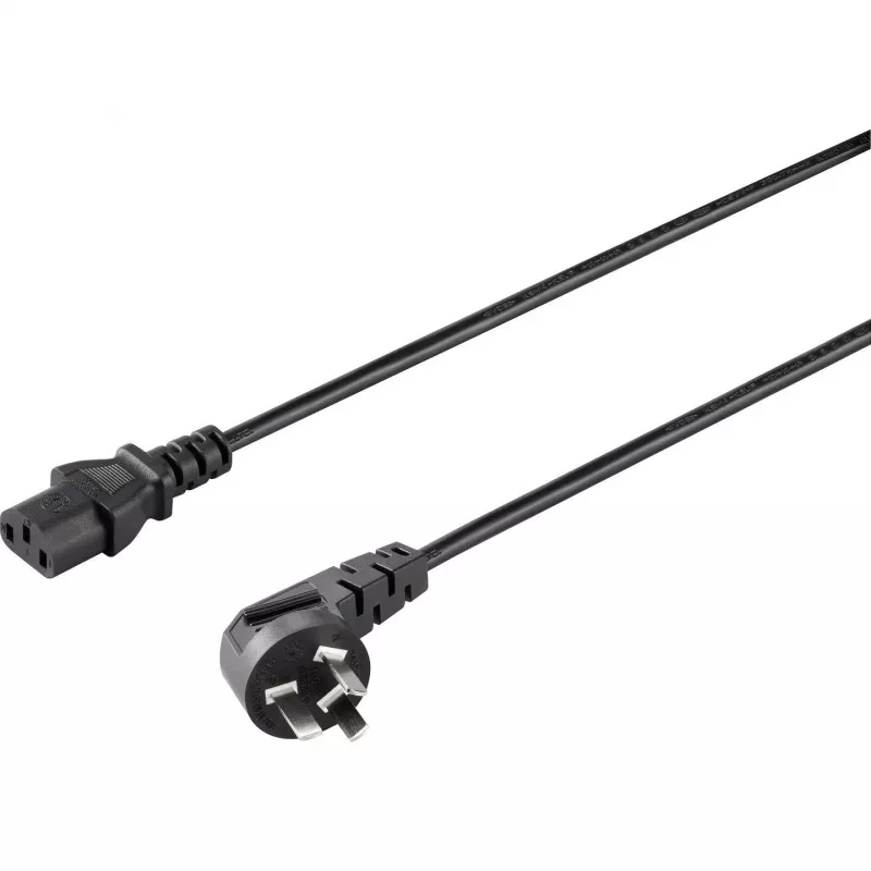Sygonix SY-5042712 Kaltgeräteanschlusskabel Schwarz 2,00 m