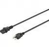 Sygonix SY-5042706 IEC C13 Netzkabel CEE 7/7 auf C13 2m Schwarz