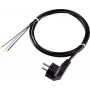 SYGONIX SY-5043470 Schuko-auf-IEC-C13-Stromkabel, 2 m, Schwarz